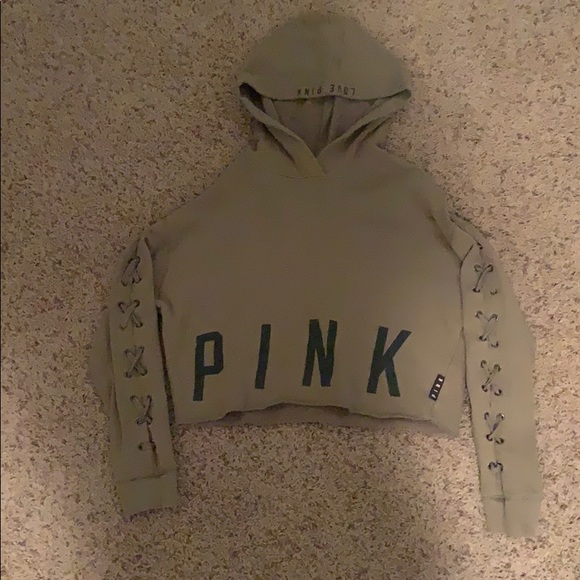 PINK Victoria's Secret Tops - Cropped hoodie from Pink Victoria Secret